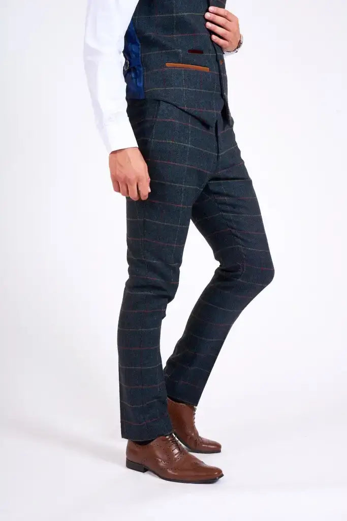 2-delig pak - Heren kostuum - Tweed Eton 2pc - tweedelig pak