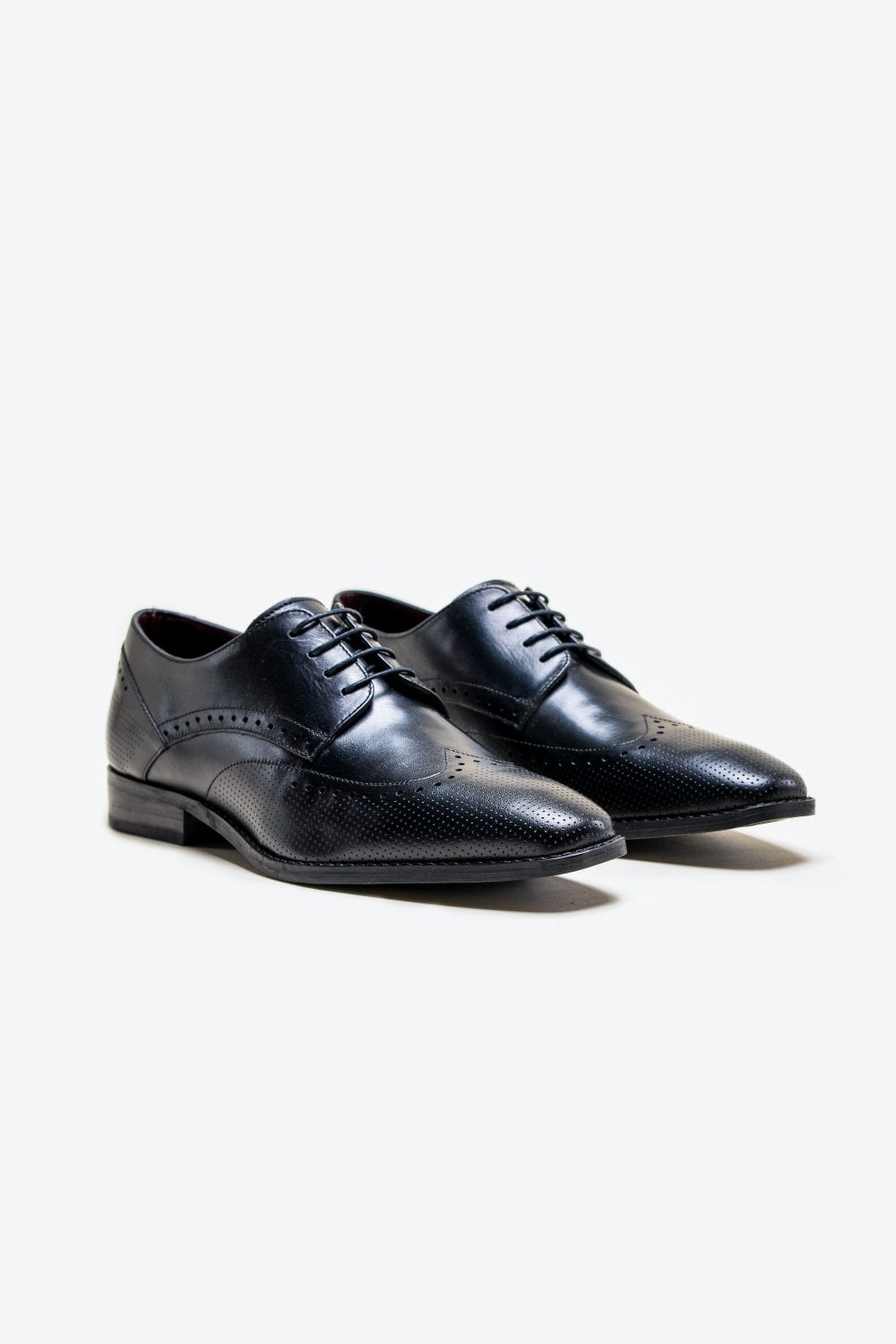 Cavani Lisbon Schoenen Black - Wingtip Brogue - schoenen