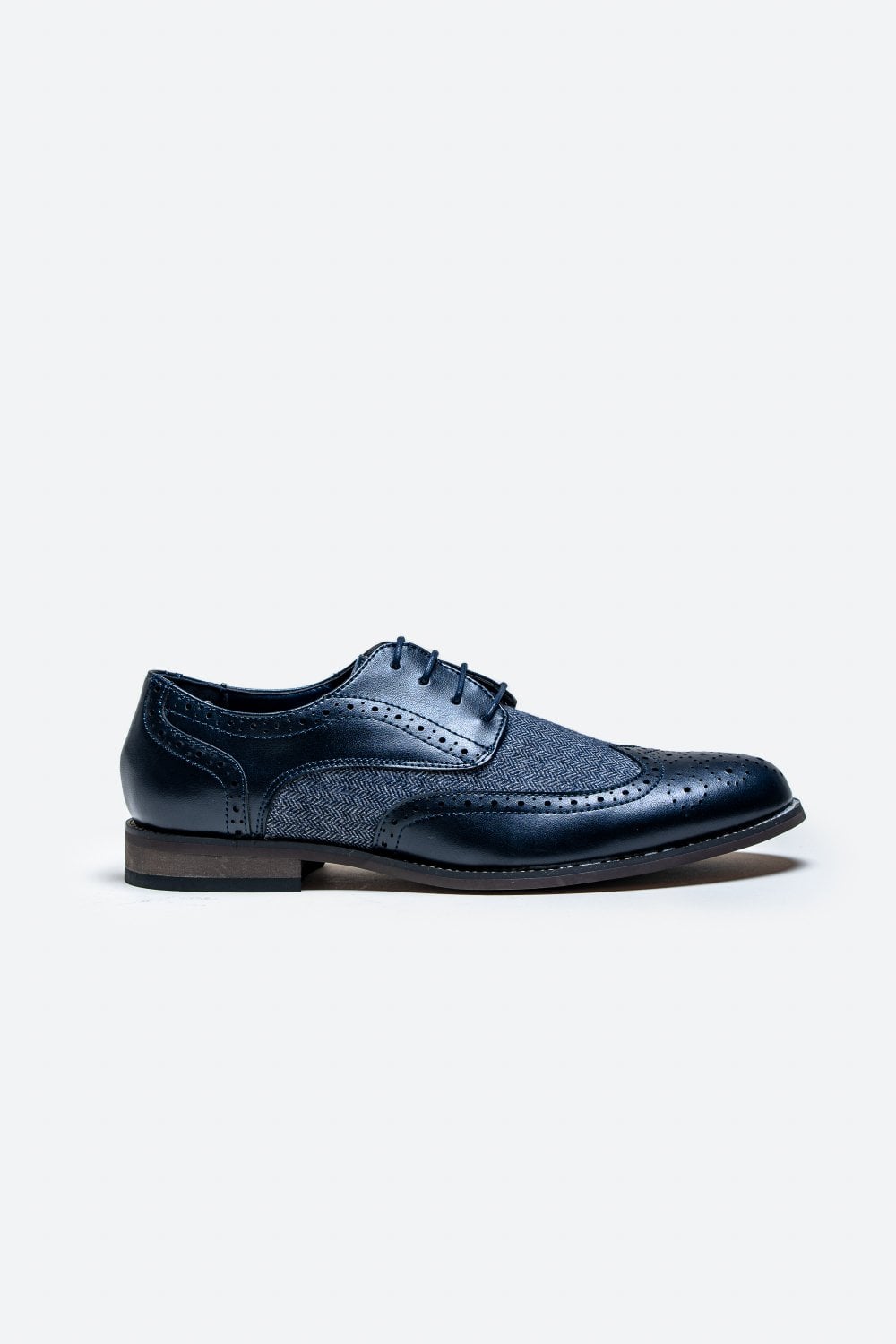 Cavani Oliver Tweed Schoenen - Navy - schoenen