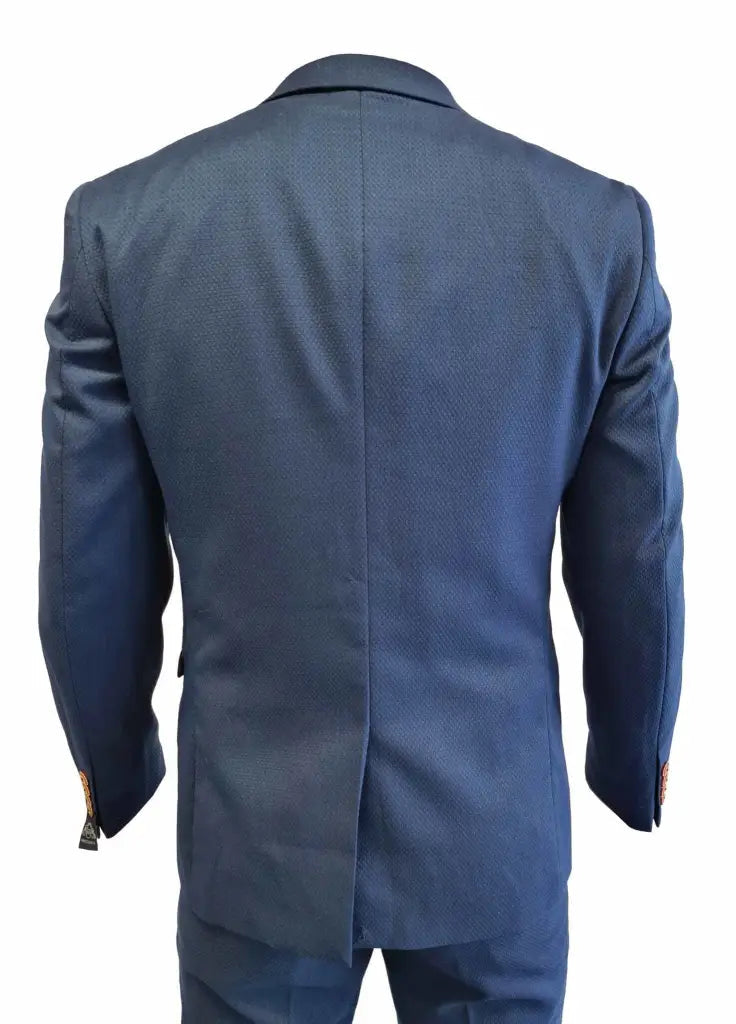 Navy blauw pak - Max royal blue 3-delig pak - driedelig pak