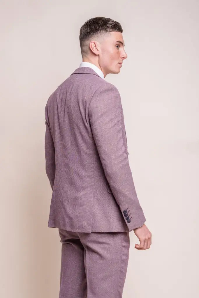2-delig pak - slim fit heren kostuum - Cavani lilac suit 2pc