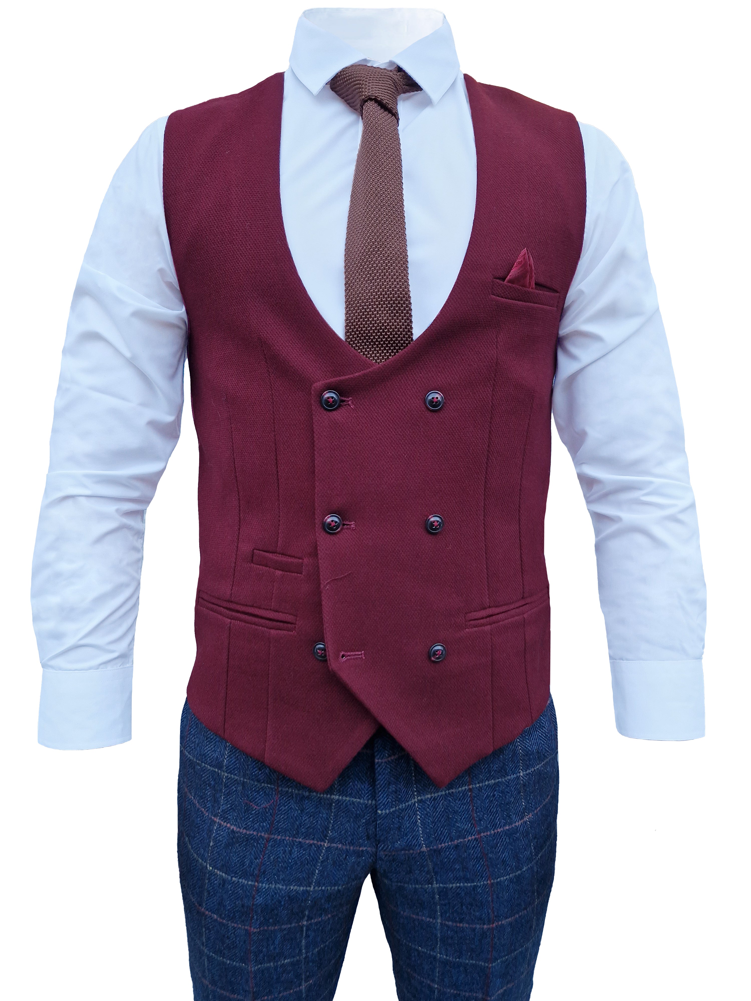 3 - delig Herenpak Tweed Eton - Mix & Match - driedelig pak