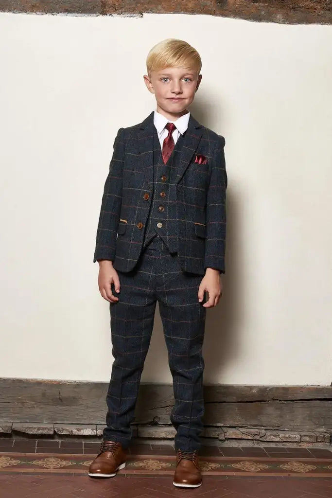 Driedelig pak voor kinderen - Tweed Eton - 1 jaar - kinder