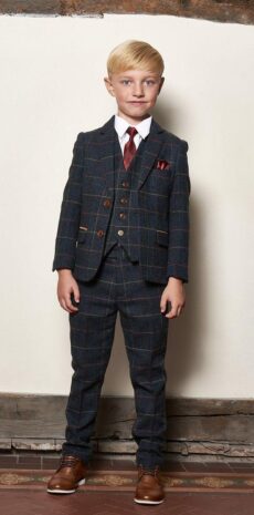 children's suit eton tweed